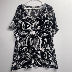 JM collection Top embellished   plus Sz 2X